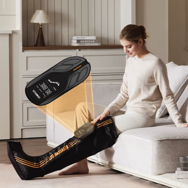 Wireless Heated Air Compression Leg Massager | Portable Calf Recovery Wraps | OEM/ODM Manufacturer - Image 4