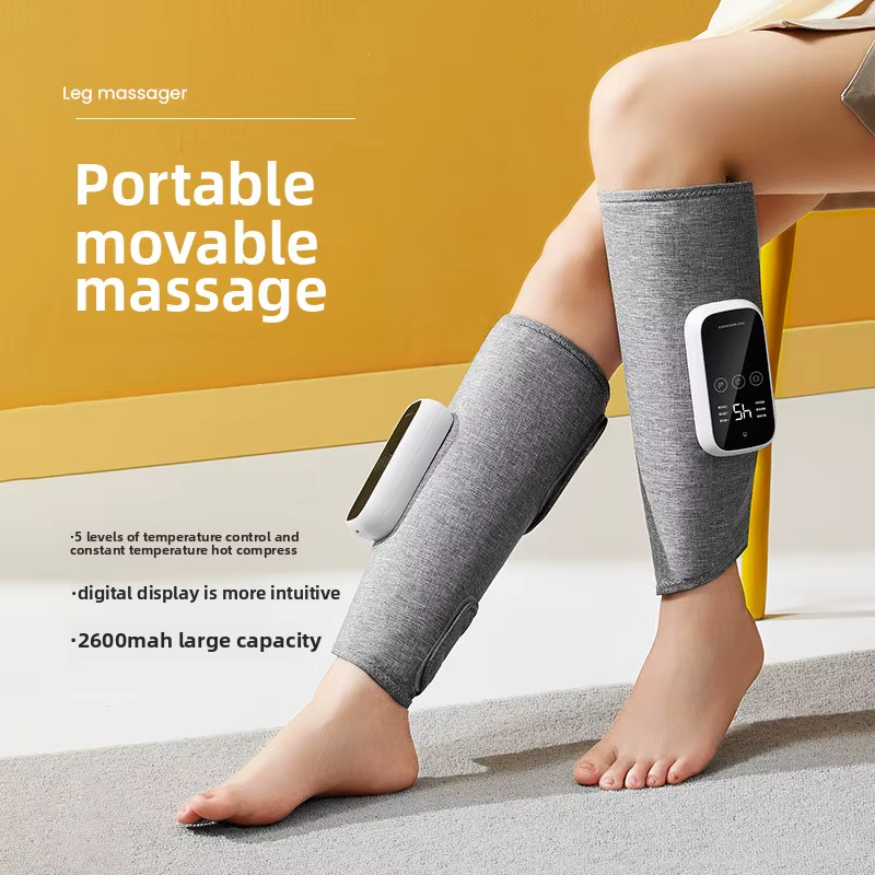 Ultra-Portable Wireless Calf Massager (400g) | 5-Gear Heating & Compression Wrap Wholesale - Image 4
