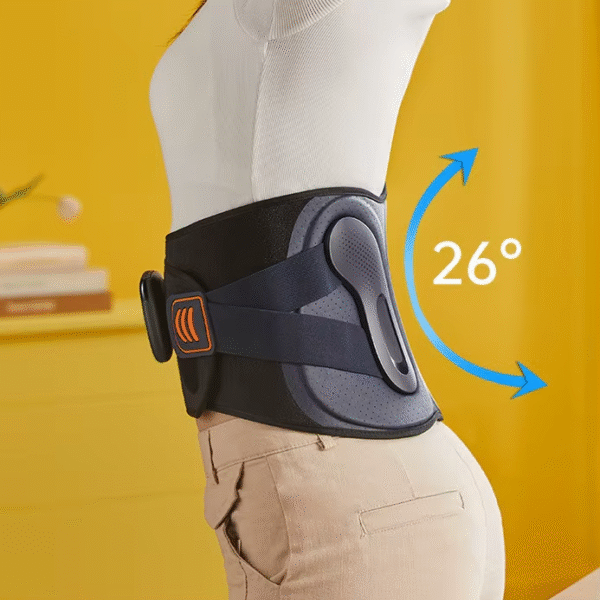 Wholesale Large LED Display Menstrual Heating Pad | Ergonomic Graphene Waist Massager - Image 3