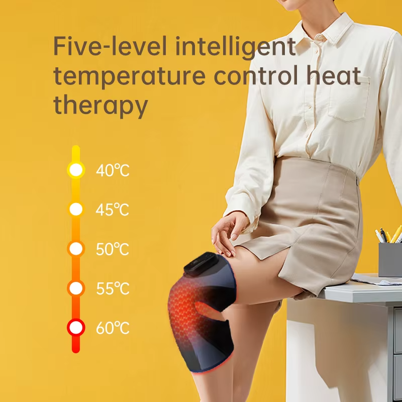 Wholesale Clinical-Grade Red Light Knee Massager | 70x LED Beads & Dual-Motor Vibration - Image 3