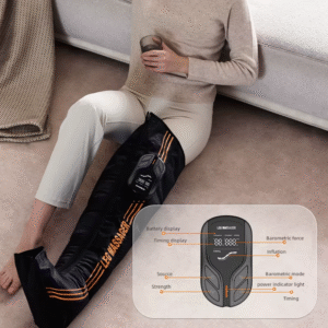 Wireless Heated Air Compression Leg Massager | Portable Calf Recovery Wraps | OEM/ODM Manufacturer