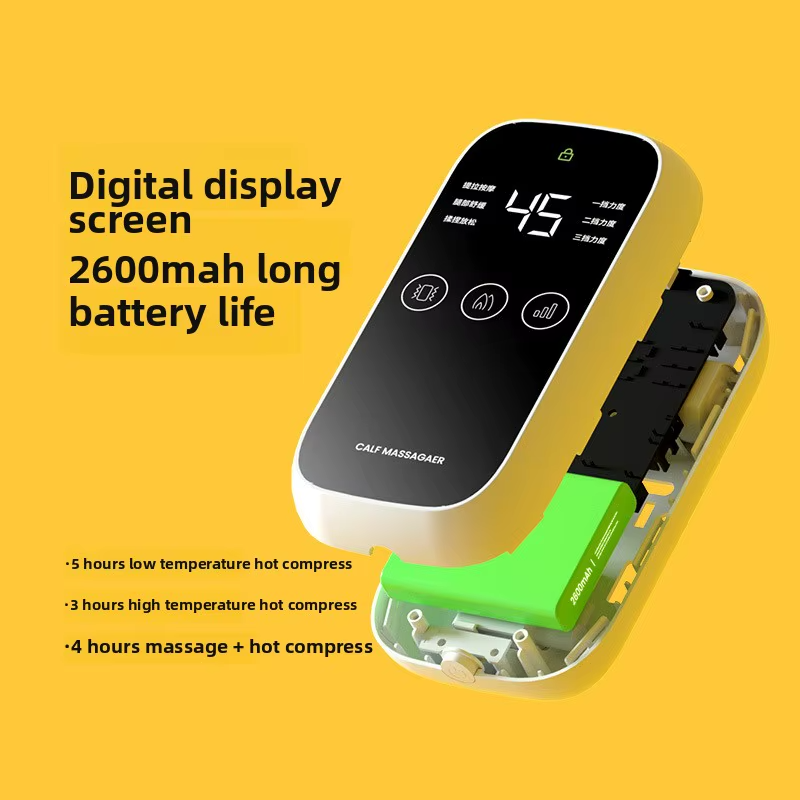 Ultra-Portable Wireless Calf Massager (400g) | 5-Gear Heating & Compression Wrap Wholesale - Image 2