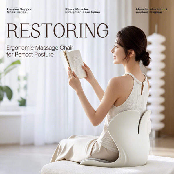 Red Light Protecting Waist Posture Correction Chair - Image 5